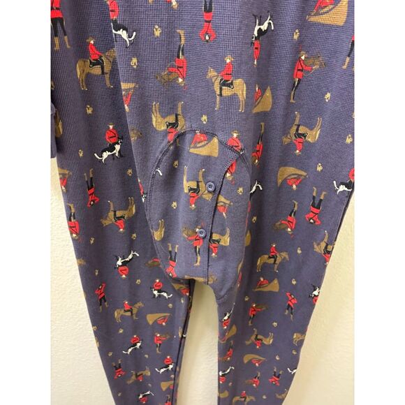 MENS ARBORIST Blue Thermal Long John Lounge Sleepwear M Canadian Mountees RCMP - Picture 5 of 5